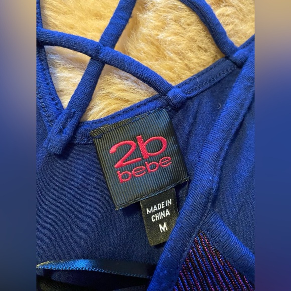 2B Bebe medium sparkly tank - Picture 6 of 6